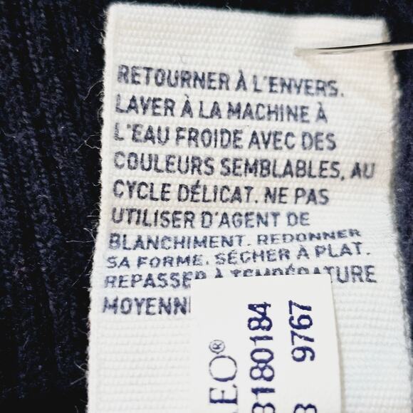 American Eagle Outfitters‎ Sweater Mens Small Blue Bright Green Embroidered - Picture 11 of 13